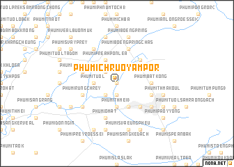 map of Phumĭ Chruŏy Âmpôr