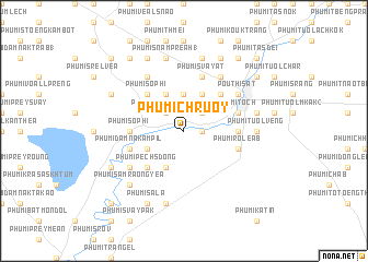 map of Phumĭ Chruŏy