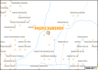 map of Phumĭ Chŭb Saôm