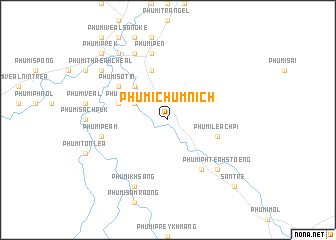 map of Phumĭ Chumnich