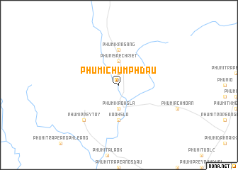 map of Phumĭ Chŭm Phdau