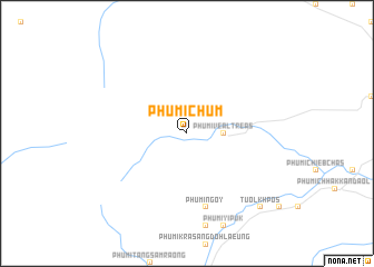 map of Phumĭ Chum