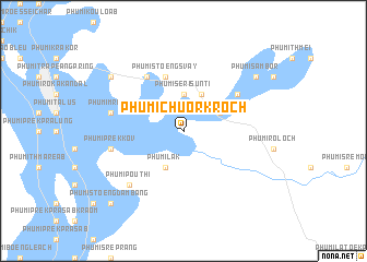 map of Phumĭ Chuŏr Kroch