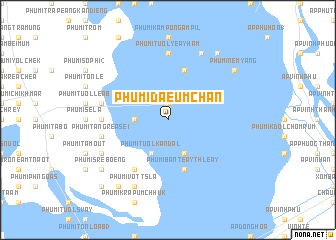 map of Phumĭ Daeum Chăn