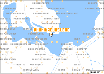 map of Phumĭ Daeum Slêng