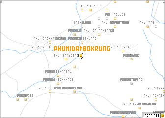 map of Phumĭ Dâmbok Rung