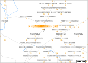 map of Phumĭ Dâmnăk Kdat