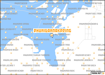 map of Phumĭ Dâmnăk Pring