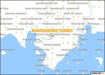 map of Phumĭ Dâmnăk Trâbêk