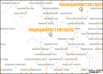 map of Phumĭ Dâmnăk Trâyœ̆ng