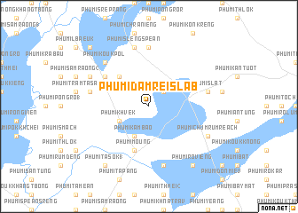 map of Phumĭ Dâmrei Slăb