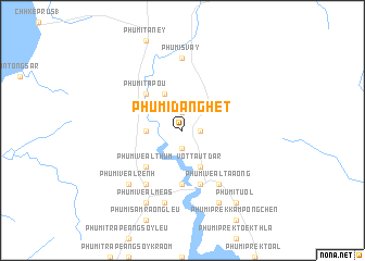 map of Phumĭ Dânghĕt