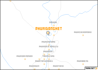 map of Phumĭ Dânghĕt