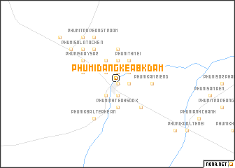 map of Phumĭ Dângkéab Kdam