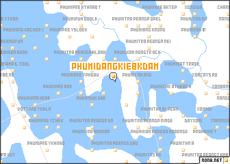 map of Phumĭ Dângkiĕb Kdam