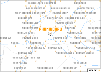 map of Phumĭ Don Au