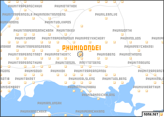 map of Phumĭ Dondei