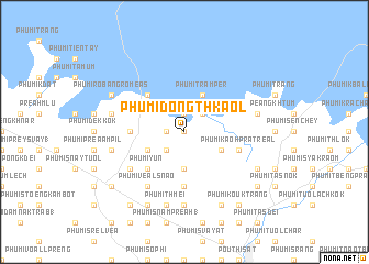 map of Phumĭ Dong Thkaôl