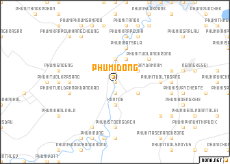 map of Phumĭ Dong