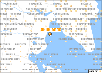 map of Phumĭ Dong