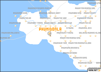 map of Phumĭ Don L\