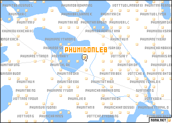 map of Phumĭ Don Lêb