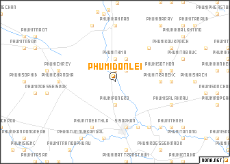 map of Phumĭ Don Lei