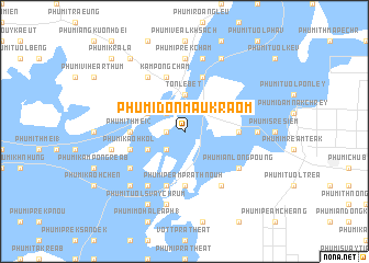 map of Phumĭ Don Mau Kraôm