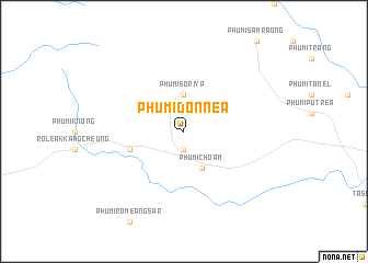 map of Phumĭ Don Néa