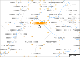 map of Phumĭ Don Ngĭn