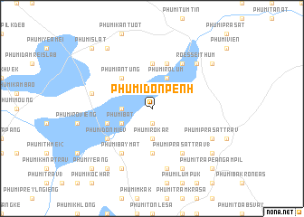 map of Phumĭ Don Pénh