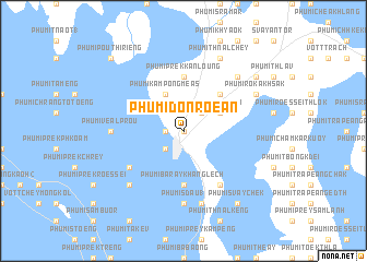 map of Phumĭ Don Rœăn