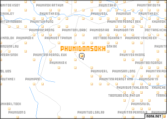 map of Phumĭ Don Sŏkh