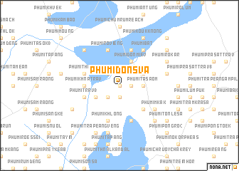 map of Phumĭ Don Sva