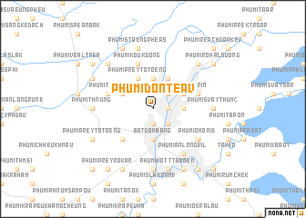 map of Phumĭ Don Téav