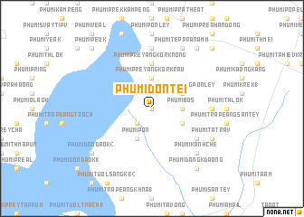 map of Phumĭ Dontei