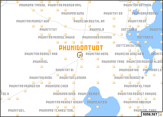 map of Phumĭ Don Tuŏt