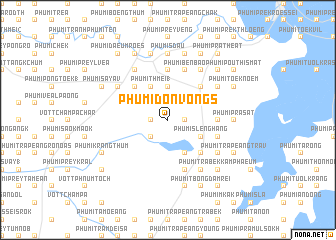 map of Phumĭ Don Vôngs