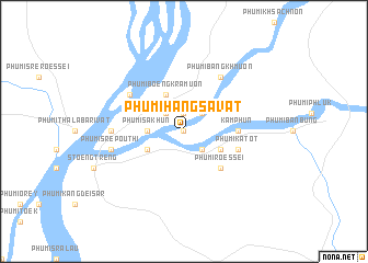 map of Phumĭ Hang Savat