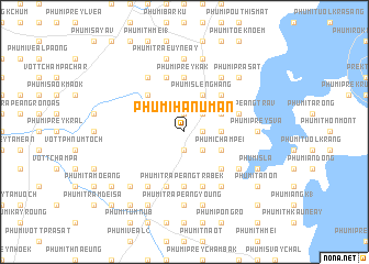 map of Phumĭ Hânŭman