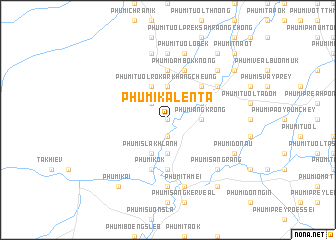 map of Phumĭ Kalénta