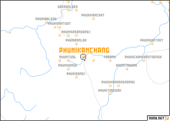map of Phumĭ Kâmchăng
