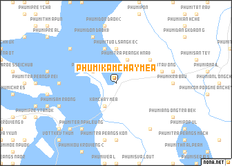 map of Phumĭ Kâmchay Méa