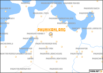 map of Phumĭ Kămlâng