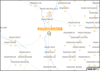 map of Phumĭ Kâmnáb