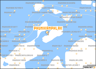 map of Phumĭ Kâmphlăk