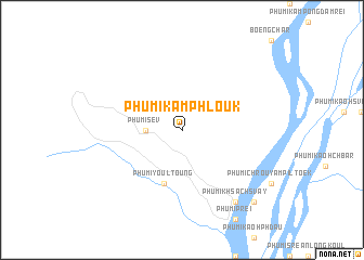 map of Phumĭ Kâmphloŭk