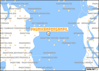 map of Phumĭ Kâmpóng Âmpĭl