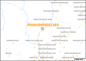 map of Phumĭ Kâmpóng Chĕn