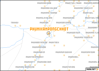 map of Phumĭ Kâmpóng Chhot